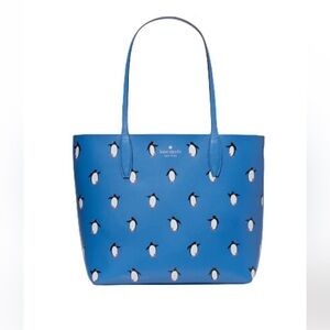 Kate Spade Reversible Tote Penguin Bag